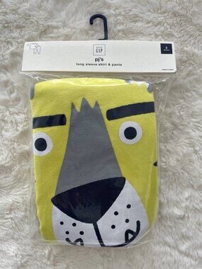 SALE! NWT GAP Unisex Pajamas Set - Lion Long Sleeve Size 3T